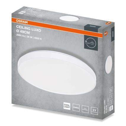 Osram - plafonnier LED CEILING LUXO LED/36W/230V Ø 49 cm blanc