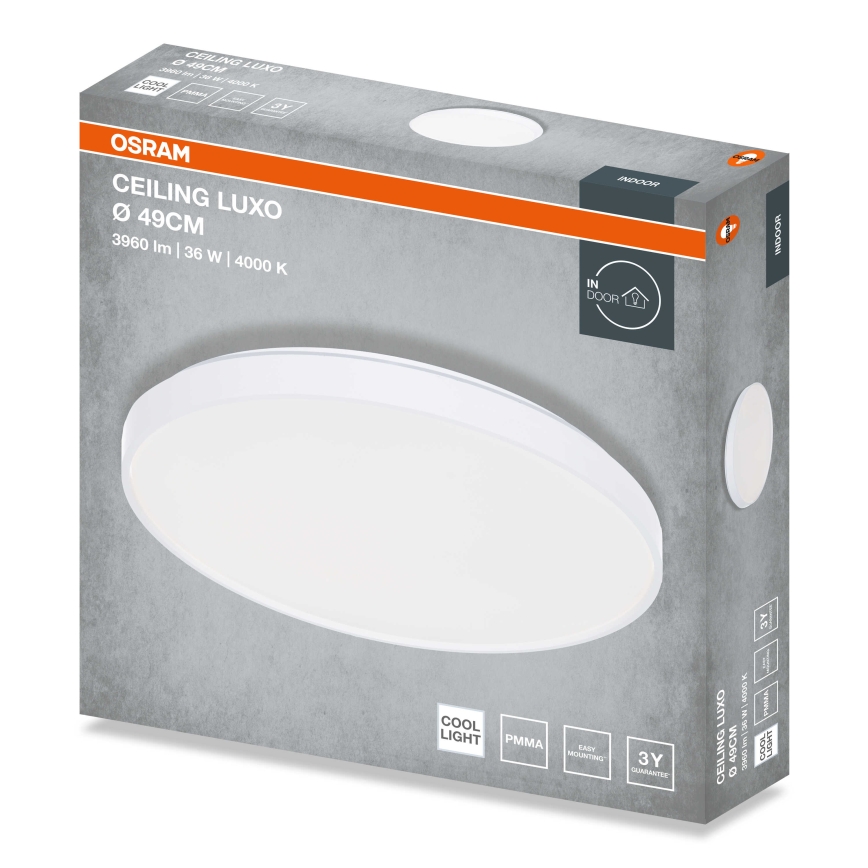 Osram - plafonnier LED CEILING LUXO LED/36W/230V Ø 49 cm blanc