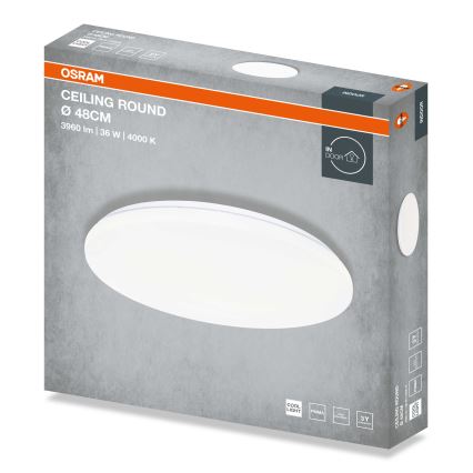 Osram - Plafonnier LED CEILING ROUND LED/36 W/230 V 4000 K Ø 48 cm blanc