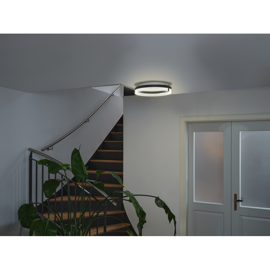 Osram - Plafonnier LED DECOR CIRCLE LED/25W/230V 3000/4000/6500K Ø 40 cm noir/blanc