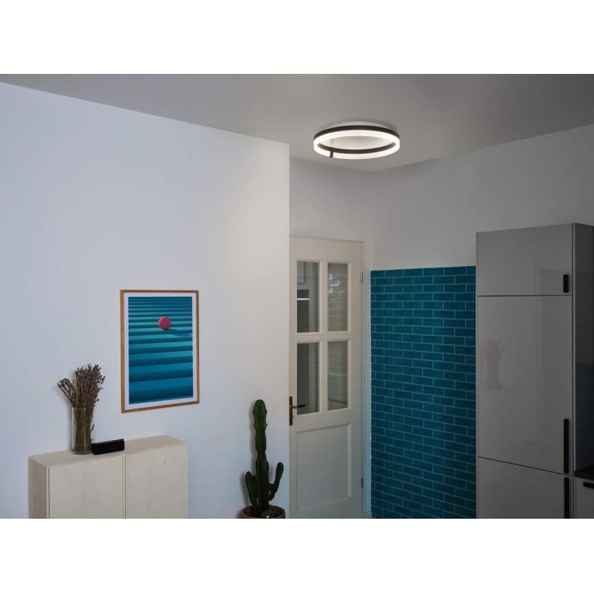 Osram - Plafonnier LED DECOR CIRCLE LED/32W/230V 3000/4000/6500K Ø 50 cm noir/blanc