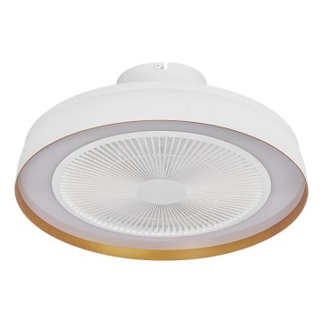 Osram - Plafonnier LED dimmable avec ventilateur de plafond LED/49W/230V 2700-6500K blanc/doré + télécommande