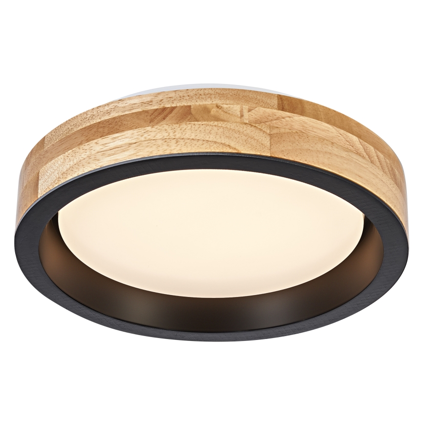 Osram - Plafonnier LED dimmable MARIANO LED/16W/230V Ø 31 cm chêne/noir