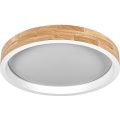Osram - Plafonnier LED dimmable MARIANO LED/24W/230V Ø 41 cm chêne/blanc