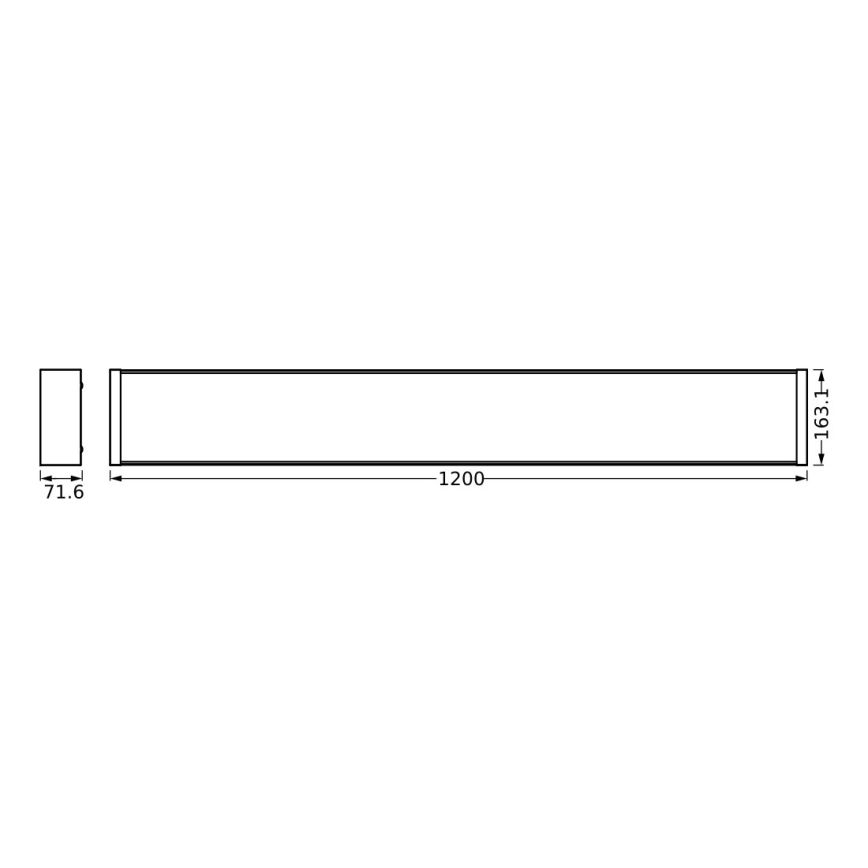 Osram - Plafonnier LED dimmable OFFICE LINE LED/40W/230V 120 cm + télécommande