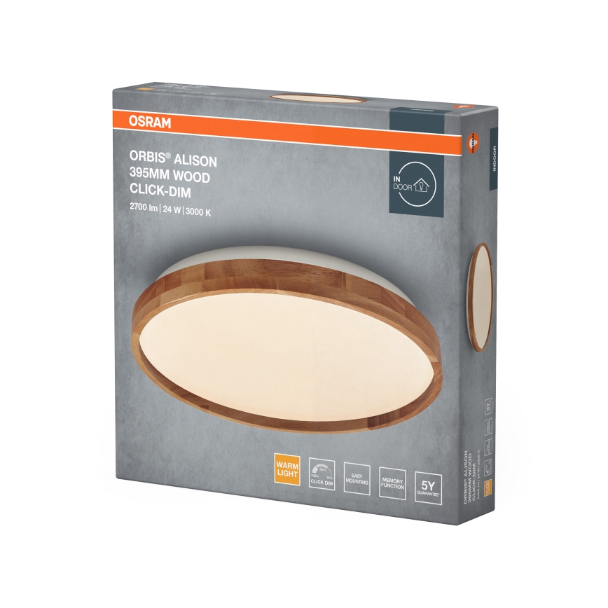 Osram - Plafonnier LED dimmable ORBIS ALISON LED/24W/230V, Ø 39,5 cm, beige