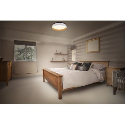 Osram - Plafonnier LED dimmable ORBIS LIVIA LED/16W/230V Ø 30 cm blanc/marron
