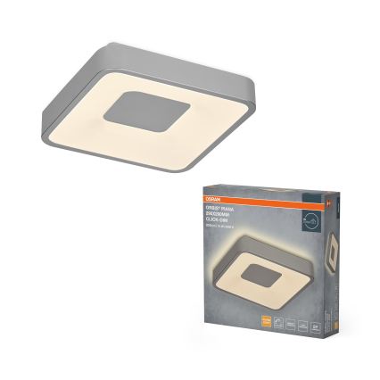 Osram - Plafonnier LED dimmable ORBIS PIANA LED/16W/230V 29x29 cm argenté