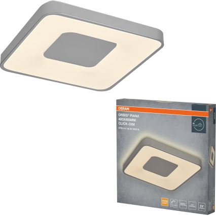 Osram - Plafonnier LED dimmable ORBIS PIANA LED/36W/230V 48,5x48,5 cm argenté