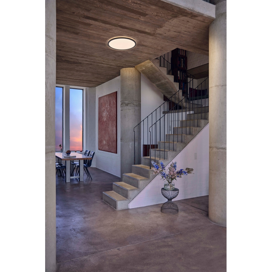 Osram - Plafonnier LED dimmable ORBIS ULTRA SLIM LED/15W/230V 3000K Ø 23,5 cm noir