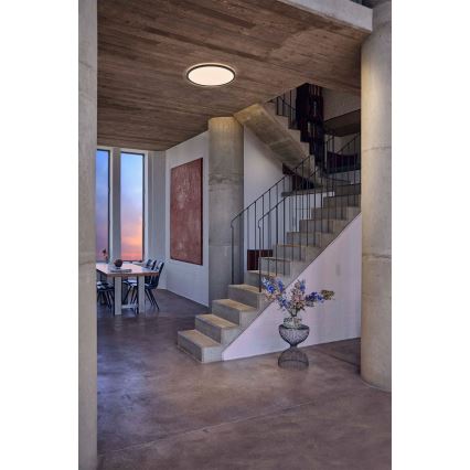 Osram - Plafonnier LED dimmable ORBIS ULTRA SLIM LED/22W/230V 3000K Ø 40 cm noir