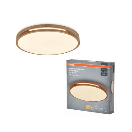 Osram - Plafonnier LED dimmable ORBIS WOODBURRY LED/24W/230V Ø 39 cm beige