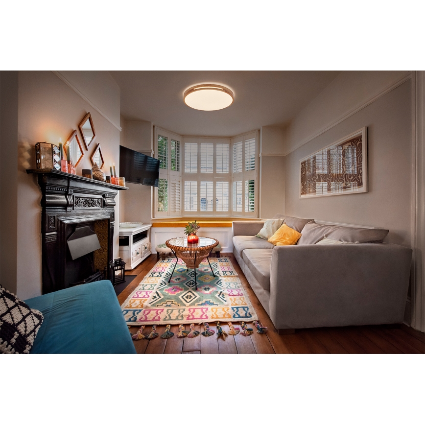 Osram - Plafonnier LED dimmable ORBIS WOODBURRY LED/36W/230V Ø 50 cm