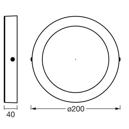Osram - Plafonnier LED dimmable SMART+ DOWNLIGHT LED/12W/230V Ø 20 cm 3000-6500K Wi-Fi