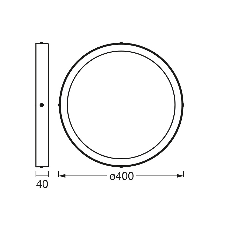 Osram - Plafonnier LED dimmable SMART+ DOWNLIGHT LED/22W/230V Ø 40 cm 3000-6500K Wi-Fi
