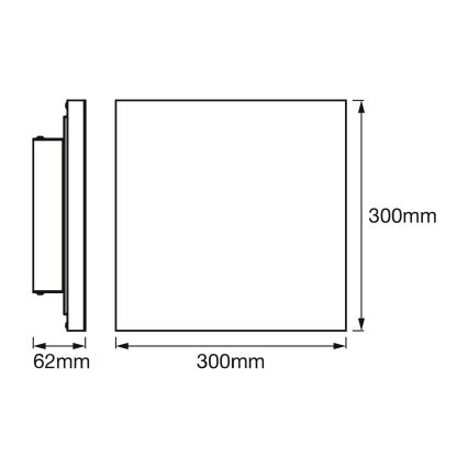 Osram - Plafonnier LED dimmable SMART+ FRAMELESS LED/20W/230V 3000-6500K 30x30 cm Wi-Fi