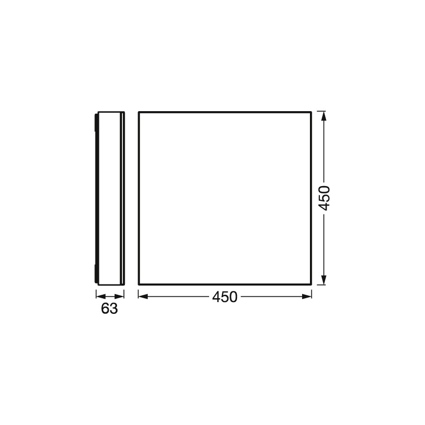 Osram - Luminaire de plafond LED dimmable SMART+ FRAMELESS LED/24,5W/230V 3000-6500K 45x45 cm Wi-Fi
