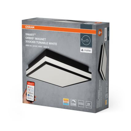 Osram - Plafonnier LED dimmable SMART+ MAGNET LED/24W/230V 30x30 cm 3000-6500K Wi-Fi