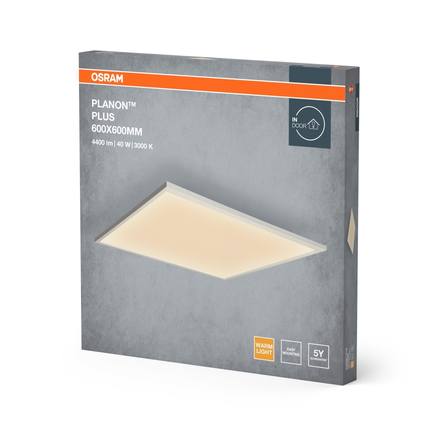 Osram - Plafonnier LED en saillie PLANON LED/40W/230V 59,5x59,5 cm blanc
