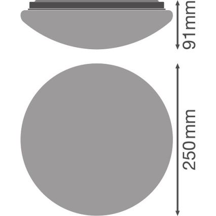 Osram - Plafonnier LED ESSENTIAL LED/13W/230V 4000K Ø 25 cm