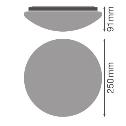 Osram - Plafonnier LED ESSENTIAL LED/13W/230V 6500K Ø 25 cm