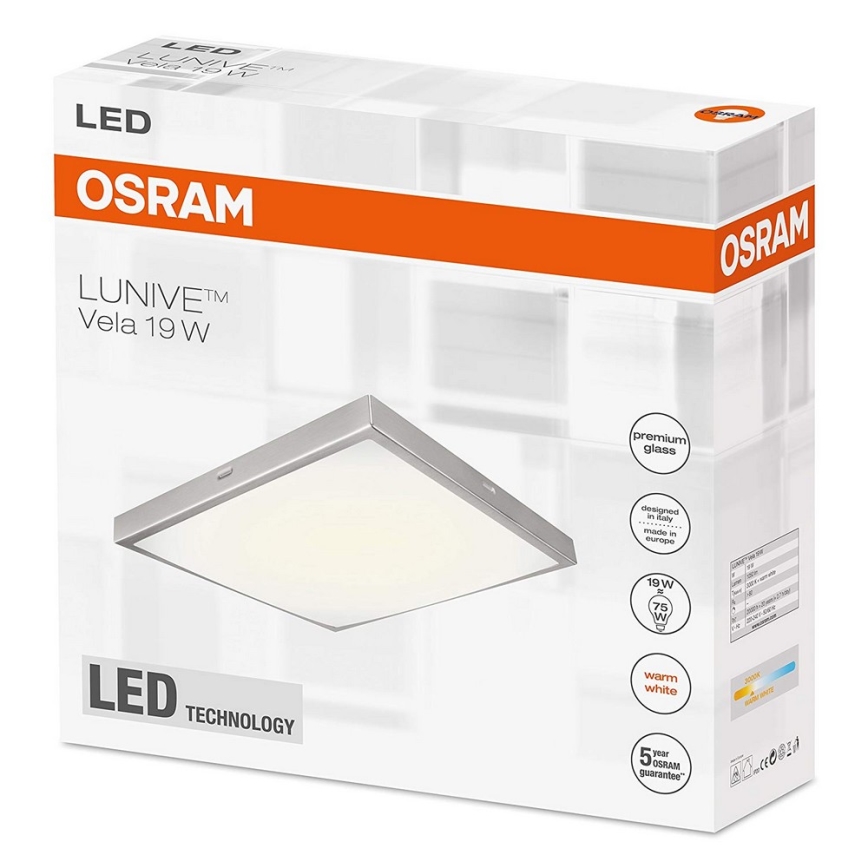 Osram - Plafonnier LED LUNIVE VELA LED/19W/230V
