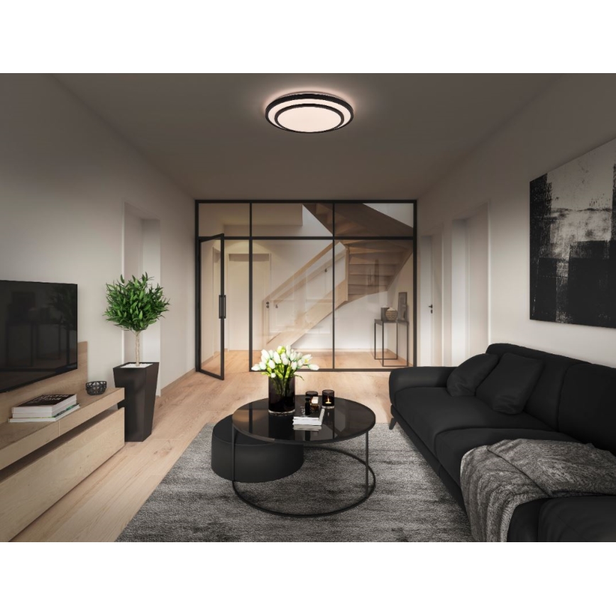 Osram - Plafonnier LED ORBIS BERLIN LED/24W/230V Ø 39 cm noir