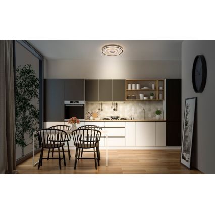 Osram - plafonnier LED ORBIS CRISTALLY LED/50W/230V 2700/4000/6000K Ø 43 cm blanc/noir