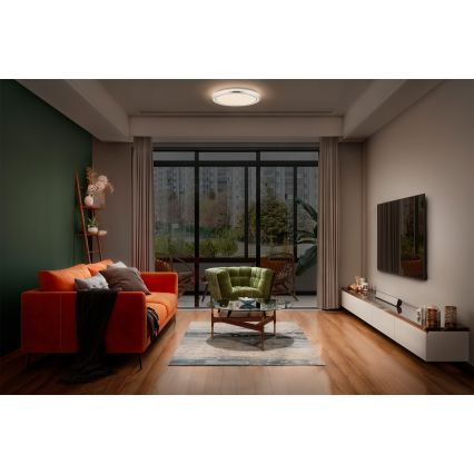 Osram - Plafonnier LED ORBIS HELMAN LED/16W/230V Ø 29,5 cm argenté