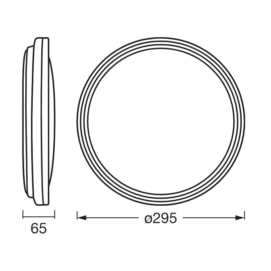 Osram - Plafonnier LED ORBIS HELMAN LED/16W/230V Ø 29,5 cm argenté