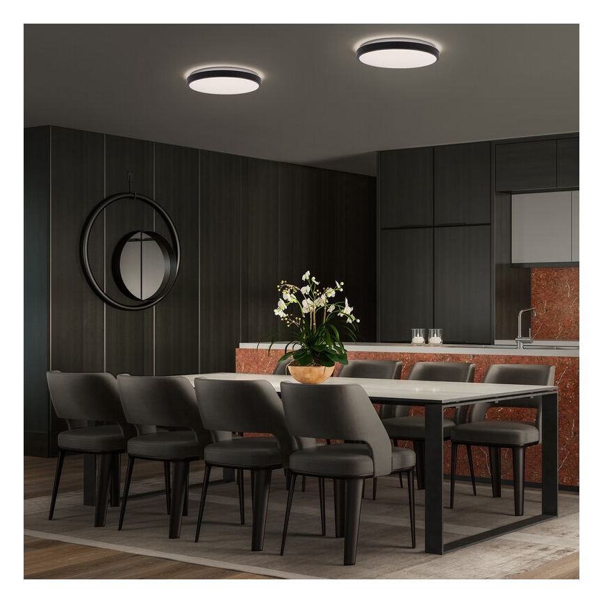 Osram - Plafonnier LED ORBIS LONDON LED/16W/230V Ø 28 cm noir