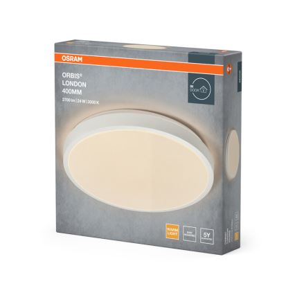 Osram - Plafonnier LED ORBIS LONDON LED/24W/230V Ø 39,5 cm, blanc