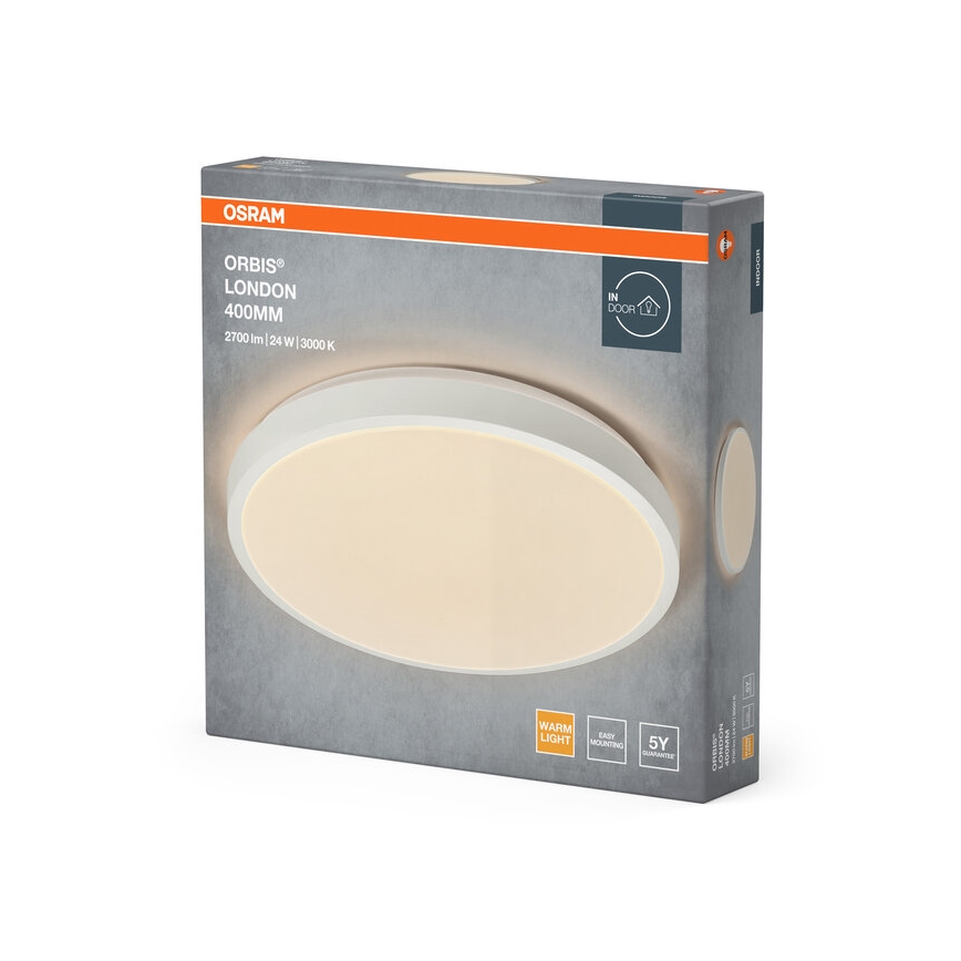 Osram - Plafonnier LED ORBIS LONDON LED/24W/230V Ø 39,5 cm, blanc