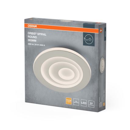 Osram - Plafonnier LED ORBIS SPIRAL 38 W 230 V Ø 36,5 cm blanc