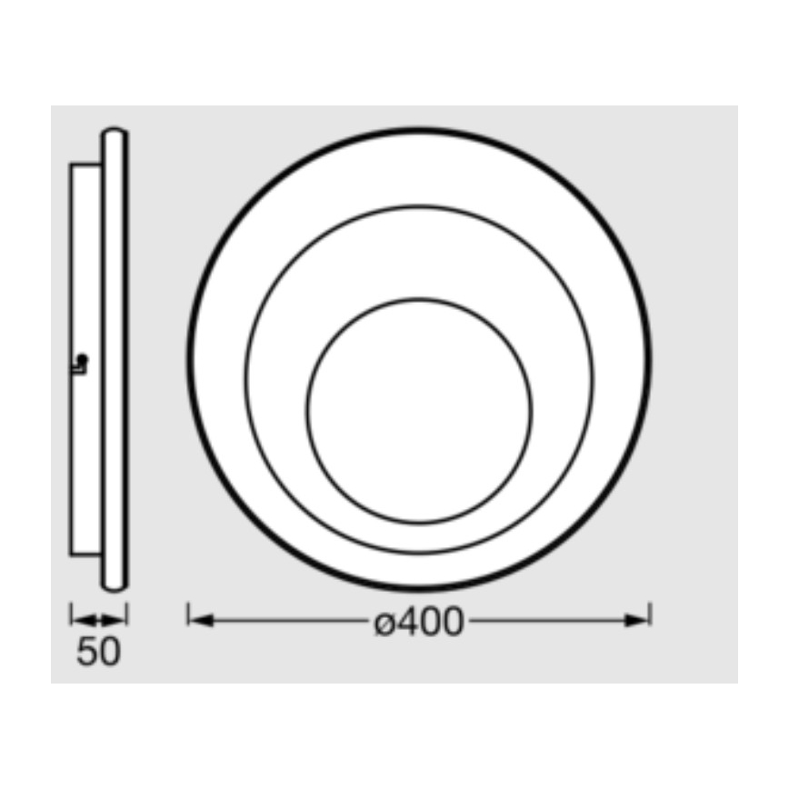 Osram - Plafonnier LED ORBIS SPIRAL LED/27W/230V Ø 40 cm blanc