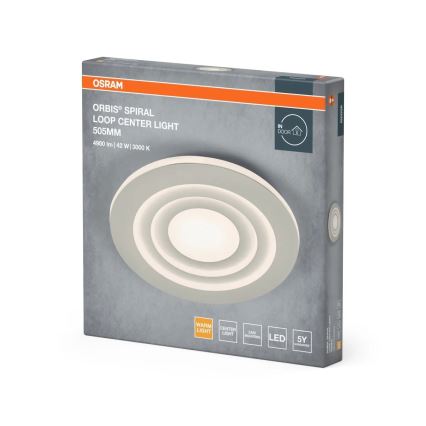 Osram - Plafonnier LED ORBIS SPIRAL LED/42W/230V Ø 50,5 cm blanc