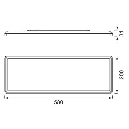 Osram - Plafonnier LED PLANON EASYFIX LED/24W/230V 2800/4000/6000K IP54 blanc