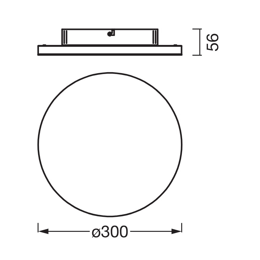 Osram - Plafonnier LED PLANON LED/20W/230V 3000K Ø 30 cm blanc