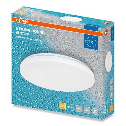 Osram - Plafonnier LED pour salle de bains CEILING ROUND LED/24W/230V 3000K Ø 37 cm IP44 blanc