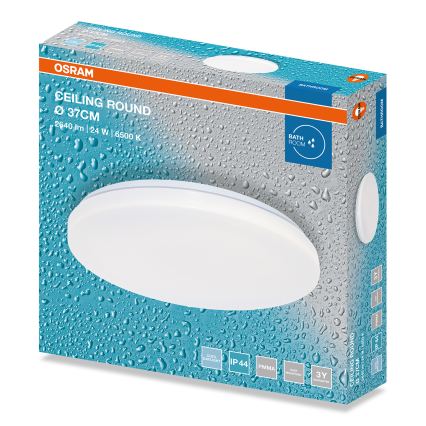 Osram - Plafonnier LED pour salle de bains CEILING ROUND LED/24W/230V 6500K Ø 37 cm IP44 blanc