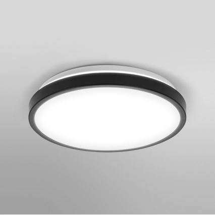Osram - Plafonnier LED DISC pour salle de bains LED/18W/230V 3000/4000K Ø 30 cm IP44 noir