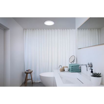 Osram - Plafonnier LED pour salle de bains ORBIS DISC LED/22W/230V 3000/4000K Ø 30 cm IP44 blanc