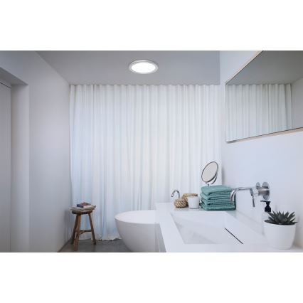 Osram - plafonnier LED pour salle de bains ORBIS DISC LED/22W/230V 3000/4000K Ø 30 cm IP44 chrome mat