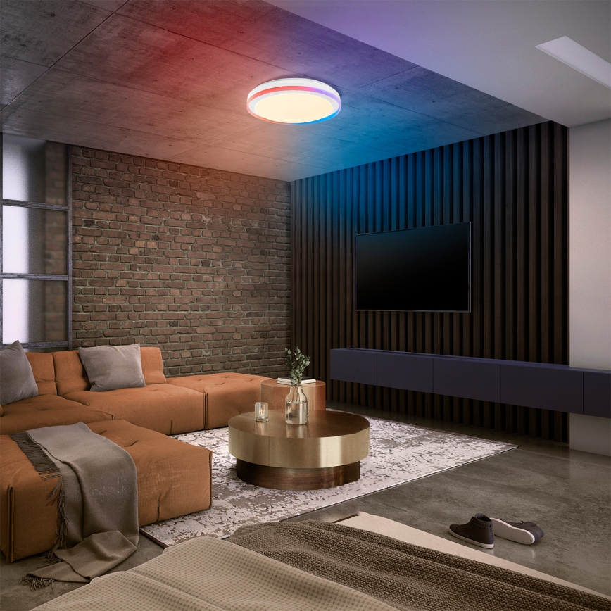 Osram - Plafonnier LED RGBW dimmable SMART+ MAGIC LED/38W/230V Ø 49 cm blanc 2700-6500K Wi-Fi