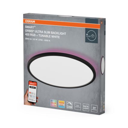 Osram - Plafonnier LED RGBW dimmable SMART+ ORBIS LED/25W/230V Ø 40 cm 2700-6500K Wi-Fi
