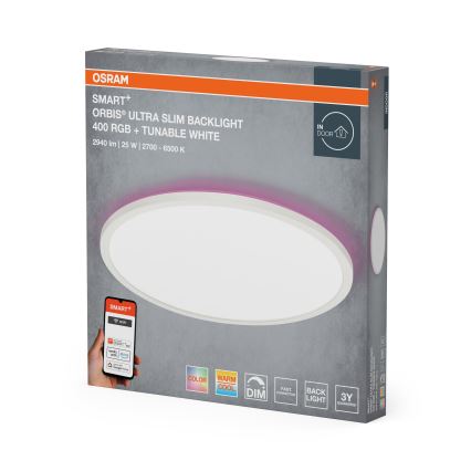 Osram - Plafonnier LED RGBW dimmable SMART+ ORBIS LED/25W/230V Ø 40 cm 2700-6500K Wi-Fi