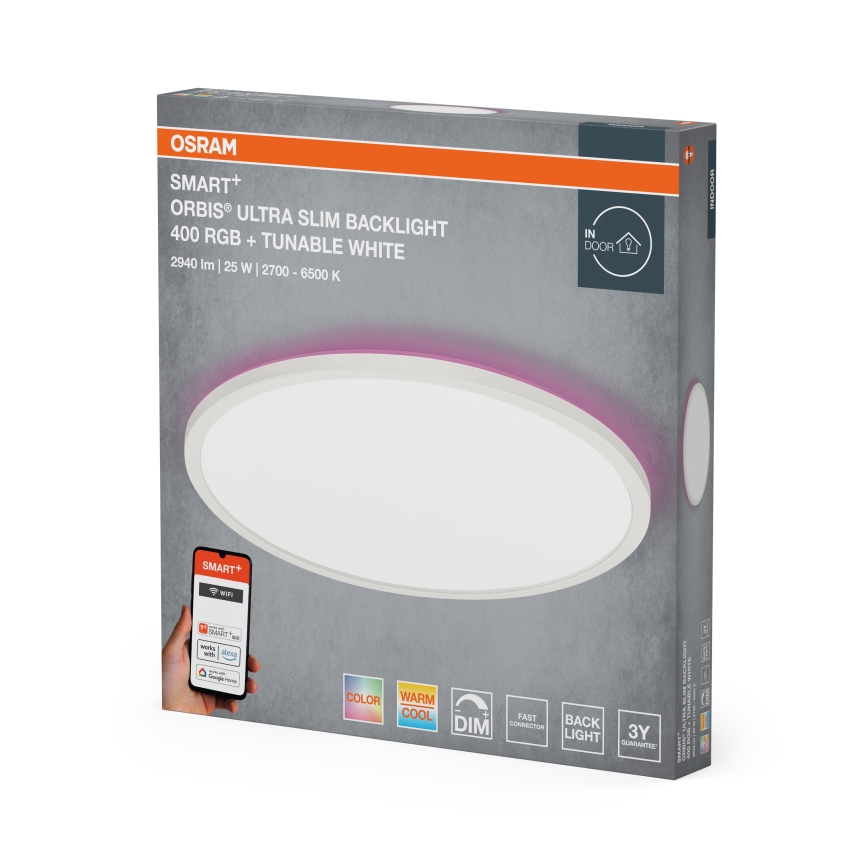 Osram - Plafonnier LED RGBW dimmable SMART+ ORBIS LED/25W/230V Ø 40 cm 2700-6500K Wi-Fi