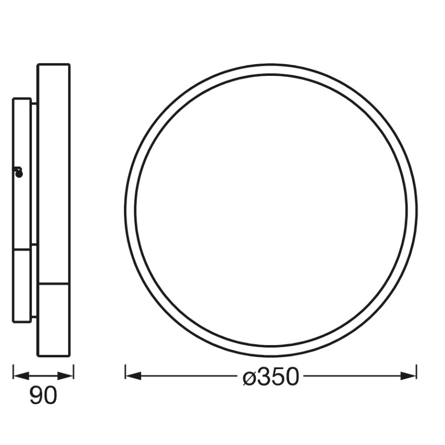 Osram - Plafonnier LED RGBW dimmable SMART+ ORBIS LED/28W/230V Ø 35 cm 2700–6500K Wi-Fi