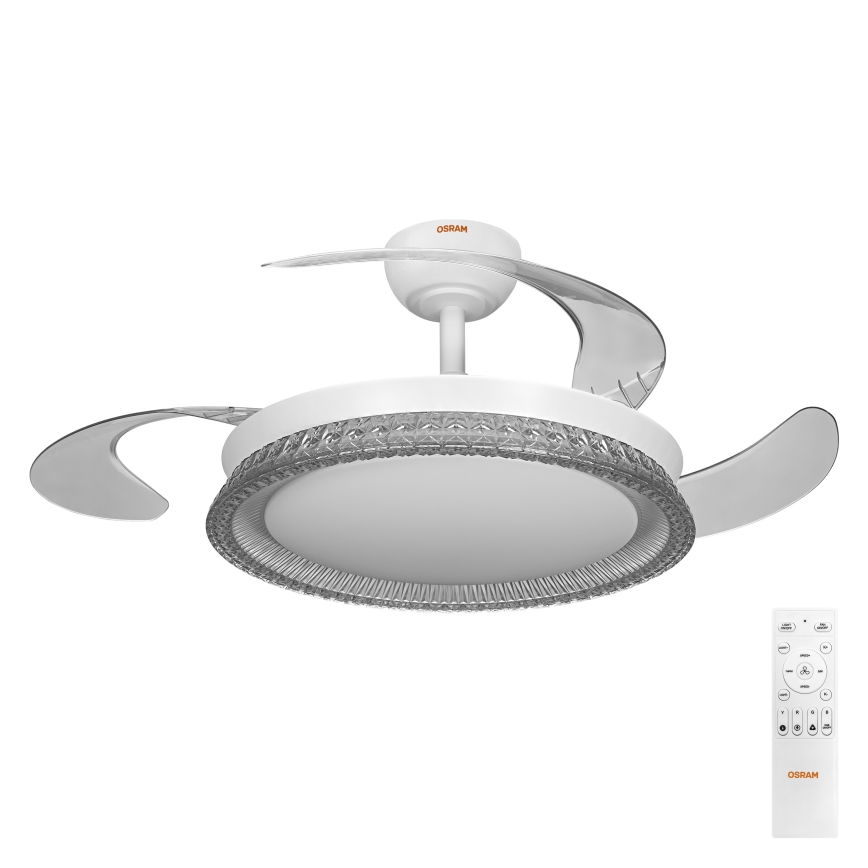 Osram - LED RGB Plafonnier dimmable avec ventilateur CIERZO LED/35W/230V 3000-6500K + télécommande
