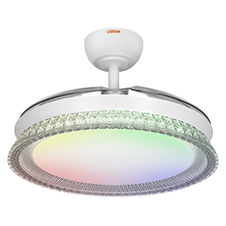 Osram - LED RGB Plafonnier dimmable avec ventilateur CIERZO LED/35W/230V 3000-6500K + télécommande